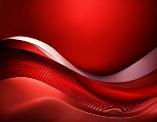abstract waves red background