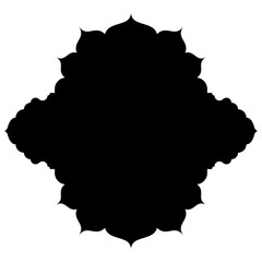 Islamic Label Emblem Shape Glyph Pictogram symbol visual illustration