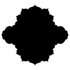 Islamic Label Emblem Shape Glyph Pictogram symbol visual illustration