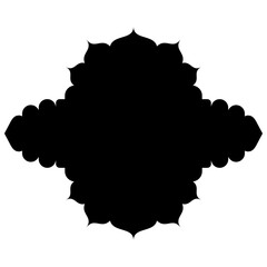Islamic Label Emblem Shape Glyph Pictogram symbol visual illustration
