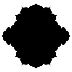 Islamic Label Emblem Shape Glyph Pictogram symbol visual illustration