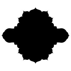 Islamic Label Emblem Shape Glyph Pictogram symbol visual illustration