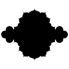 Islamic Label Emblem Shape Glyph Pictogram symbol visual illustration