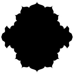 Islamic Label Emblem Shape Glyph Pictogram symbol visual illustration