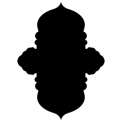 Islamic Label Emblem Shape Glyph Pictogram symbol visual illustration
