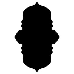 Islamic Label Emblem Shape Glyph Pictogram symbol visual illustration
