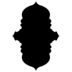 Islamic Label Emblem Shape Glyph Pictogram symbol visual illustration