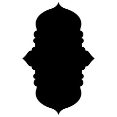 Islamic Label Emblem Shape Glyph Pictogram symbol visual illustration