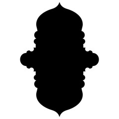 Islamic Label Emblem Shape Glyph Pictogram symbol visual illustration
