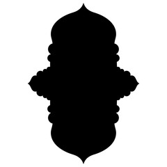 Islamic Label Emblem Shape Glyph Pictogram symbol visual illustration