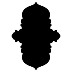 Islamic Label Emblem Shape Glyph Pictogram symbol visual illustration