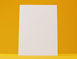 Book hardcover mockup