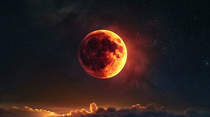 Lunar eclipse or solar eclipse phenomenon