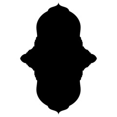Islamic Label Emblem Shape Glyph Pictogram symbol visual illustration
