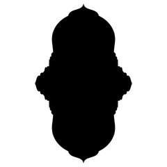 Islamic Label Emblem Shape Glyph Pictogram symbol visual illustration