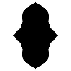 Islamic Label Emblem Shape Glyph Pictogram symbol visual illustration