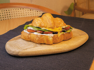 high resolution fresh croissant image