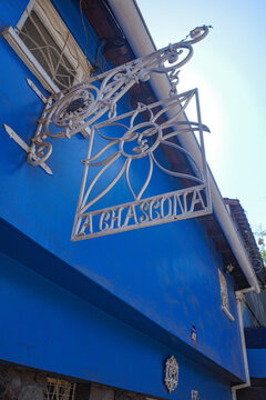 Santiago, Chile - 26 Nov, 2023: La Chascona, the home of Chilean poet Pablo Neruda