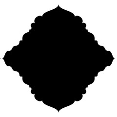 Islamic Label Emblem Shape Glyph Pictogram symbol visual illustration