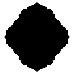 Islamic Label Emblem Shape Glyph Pictogram symbol visual illustration