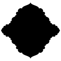 Islamic Label Emblem Shape Glyph Pictogram symbol visual illustration