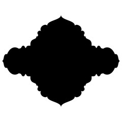 Islamic Label Emblem Shape Glyph Pictogram symbol visual illustration