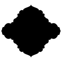 Islamic Label Emblem Shape Glyph Pictogram symbol visual illustration