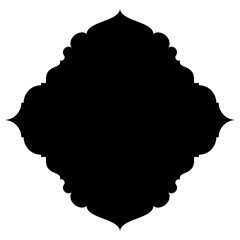 Islamic Label Emblem Shape Glyph Pictogram symbol visual illustration