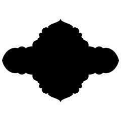 Islamic Label Emblem Shape Glyph Pictogram symbol visual illustration