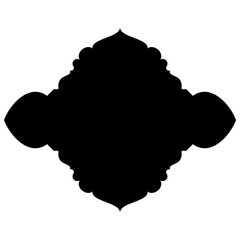 Islamic Label Emblem Shape Glyph Pictogram symbol visual illustration