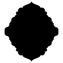 Islamic Label Emblem Shape Glyph Pictogram symbol visual illustration