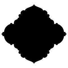 Islamic Label Emblem Shape Glyph Pictogram symbol visual illustration