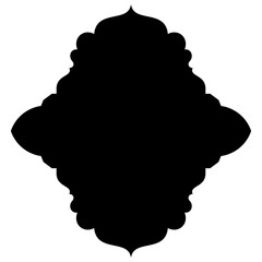 Islamic Label Emblem Shape Glyph Pictogram symbol visual illustration