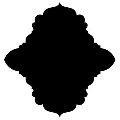 Islamic Label Emblem Shape Glyph Pictogram symbol visual illustration