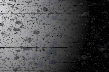 Obraz premium Old grunge black texture. Dark weathered overlay pattern sample on transparent background. Screen background. Vector.