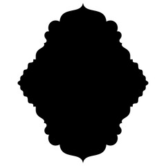 Islamic Label Emblem Shape Glyph Pictogram symbol visual illustration