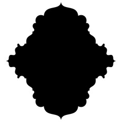 Islamic Label Emblem Shape Glyph Pictogram symbol visual illustration