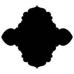 Islamic Label Emblem Shape Glyph Pictogram symbol visual illustration