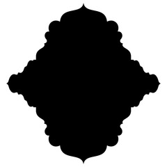 Islamic Label Emblem Shape Glyph Pictogram symbol visual illustration