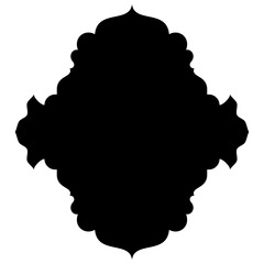 Islamic Label Emblem Shape Glyph Pictogram symbol visual illustration