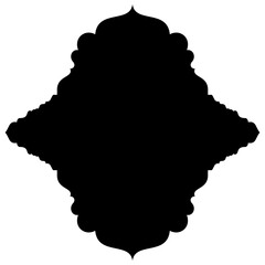 Islamic Label Emblem Shape Glyph Pictogram symbol visual illustration