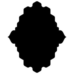 Islamic Label Emblem Shape Glyph Pictogram symbol visual illustration