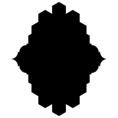 Islamic Label Emblem Shape Glyph Pictogram symbol visual illustration