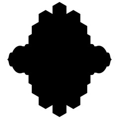 Islamic Label Emblem Shape Glyph Pictogram symbol visual illustration