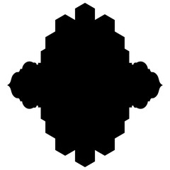 Islamic Label Emblem Shape Glyph Pictogram symbol visual illustration