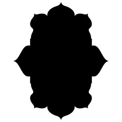 Islamic Label Emblem Shape Glyph Pictogram symbol visual illustration