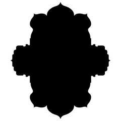 Islamic Label Emblem Shape Glyph Pictogram symbol visual illustration