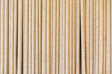 Full frame beige linen curtain