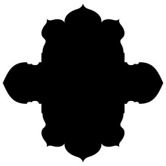 Islamic Label Emblem Shape Glyph Pictogram symbol visual illustration