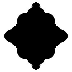 Islamic Label Emblem Shape Glyph Pictogram symbol visual illustration